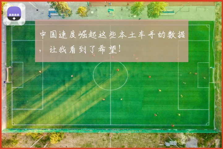 中国速度崛起这些本土车手的数据,让我看到了希望!